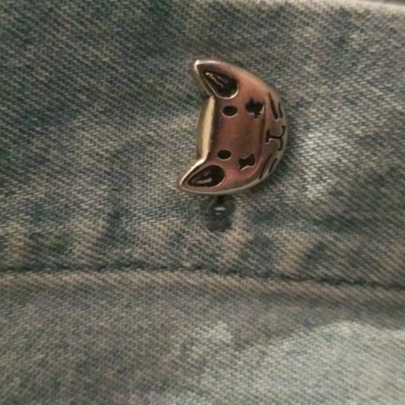 3 XL WOMENS TOPS/ PULLOVER/KITTY BLUEJEAN BLOUSE / PRETTY FLOWERED BLOUSE - Picture 6 of 10